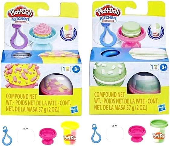 Play-Doh cupcakes a makronky – kreativní sada na pečení z modelíny