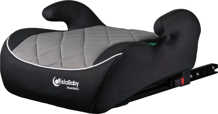 IslaBaby GuardioFix podsedák do auta s ISOFIX 125–150 cm, šedý