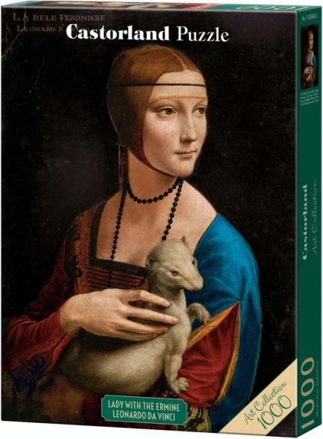 Puzzle 1000 dílků Dama s hranostajem od Leonarda da Vinciho Art Collection