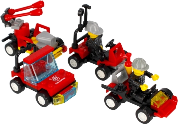 Akční hasičská vozidla k sestavení