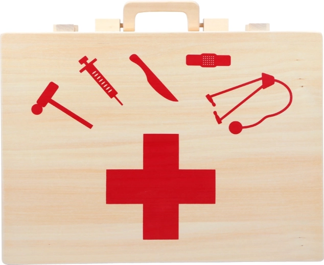 Stylový dřevěný kufřík na cesty