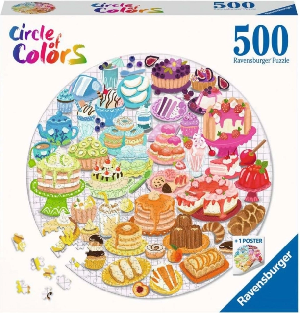 Ravensburger puzzle kruh: Dezerty 500 dílků