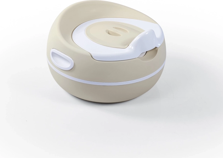 Dětský nočník Premium – béžový tréninkový nočník s víkem a vyjímatelnou vložkou