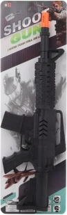 Plastový samopal pro děti – černý, 40 cm