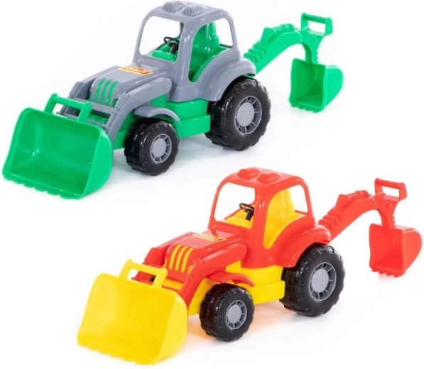 Mohutný traktor bagr - 1 kus