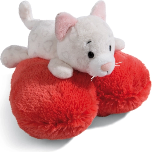 NICI plyšová kočička se srdcem 13 cm
