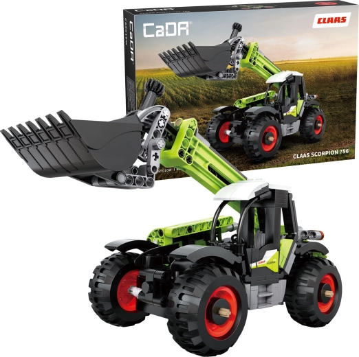 CaDA teleskopický nakladač Claas Scorpion 756 – stavebnice 401 dílků