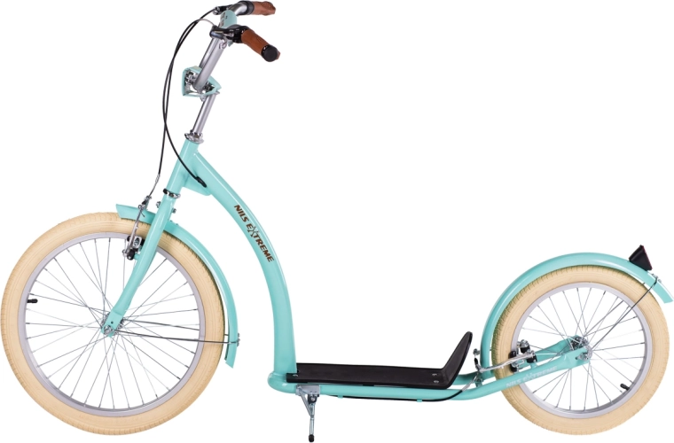 Velká nafukovací kola pro hladkou a stabilní jízdu