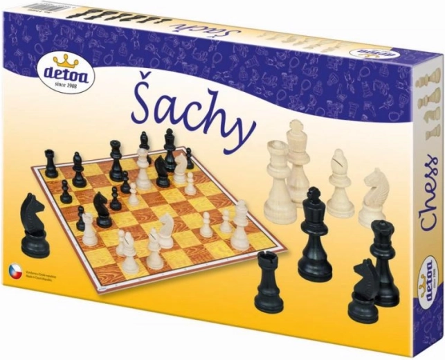Detoa dřevěné šachy pro děti i dospělé