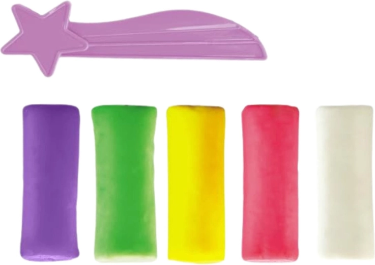 Pět výrazných barev modelíny