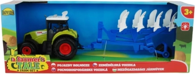 Dětský traktor s přívěsem