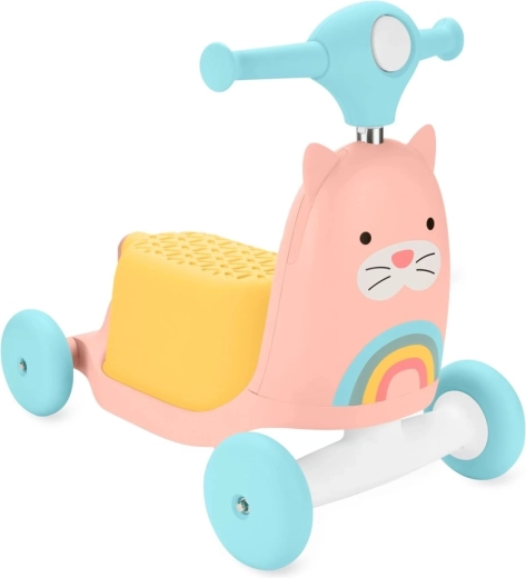Skip Hop Zoo 3v1 odrážedlo a koloběžka kočička