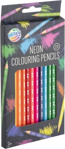 Neonové pastelky – sada 12 barev