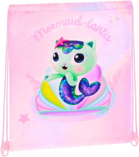Sportovní vak na záda Gabby's Dollhouse s motivem MerCat