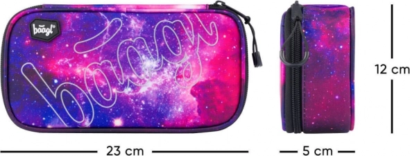 Kompaktní penál s motivem galaxie