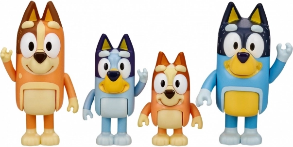 Bluey figurky – rodinný 4‑pack