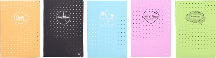 Linkovaný sešit A4 s 40 listy a tečkami