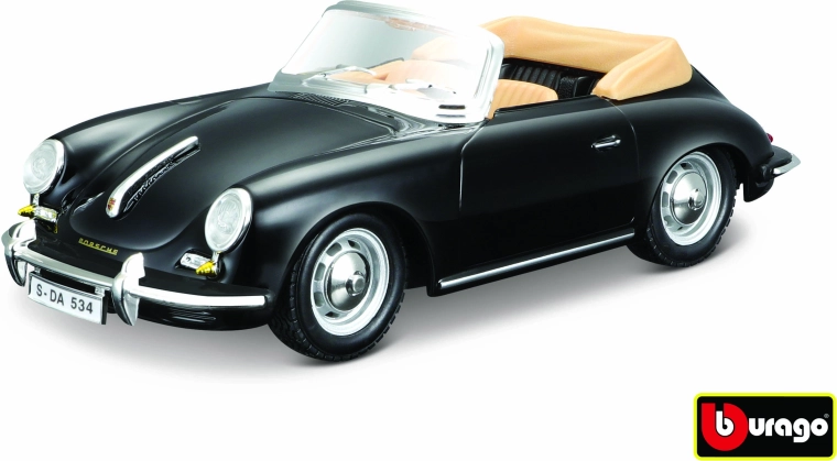 Bburago Porsche 356B Cabrio 1961 v měřítku 1:24