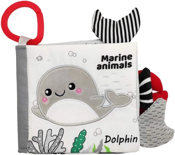 Senzorická kontrastní knížka Akuku Moře