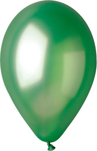 Metalické balónky 25 cm – zelené