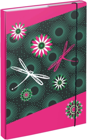 Desky na školní sešity A4 Květiny