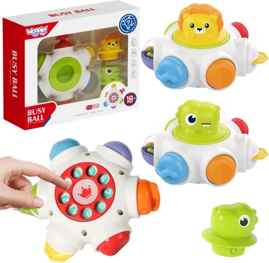 WOOPIE BABY senzorická vzdělávací raketa 6 v 1