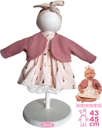 Obleček pro panenku miminko New Born Llorens 43–45 cm