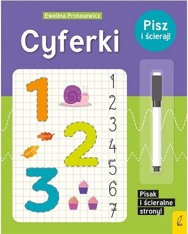 Cyferki – piš a setři (stíratelné procvičování číslic)
