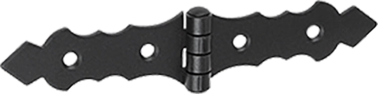 Francouzský ozdobný závěs 150 × 34 × 2 mm, černý