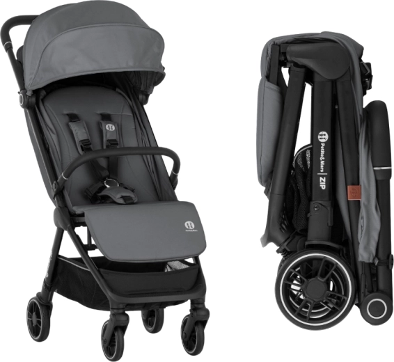 Petite&Mars sportovní kočárek Zip smoky anthracite
