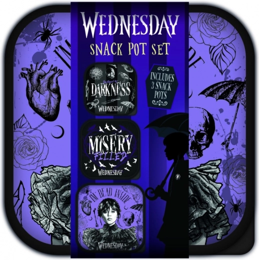 Sada plastových boxů Wednesday – 3 ks