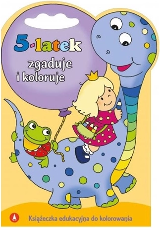 Pětileté dítě hádá a vybarvuje – edukativní omalovánky
