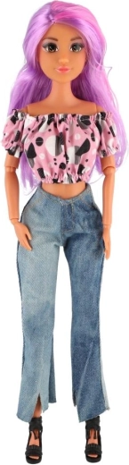Trendy džínový outfit