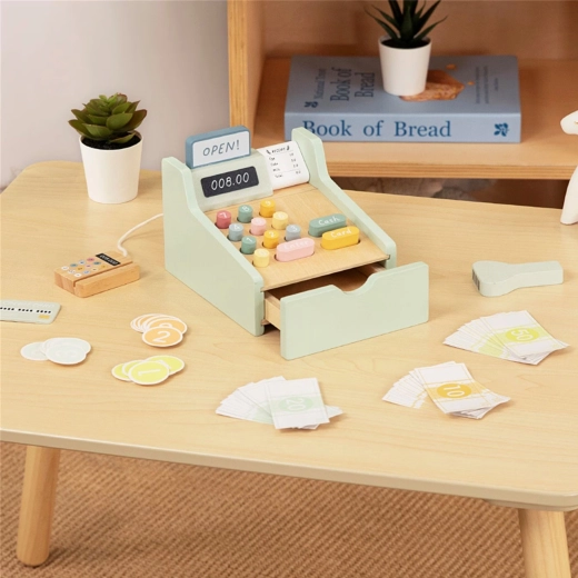 Vysouvací šuplík a barevná tlačítka