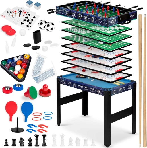 NeoSport multifunkční herní stůl 12 v 1 106 × 59 × 90 cm černý