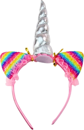 Okouzlující čelenka s rohem