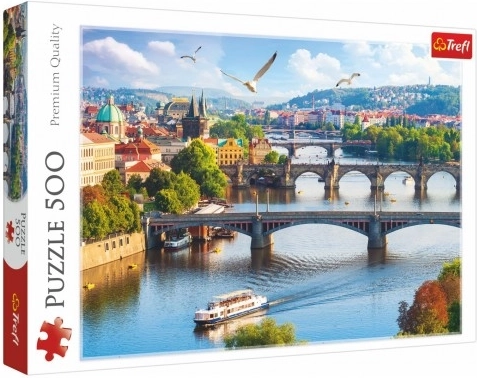 Puzzle 500 dílků Praha Trefl