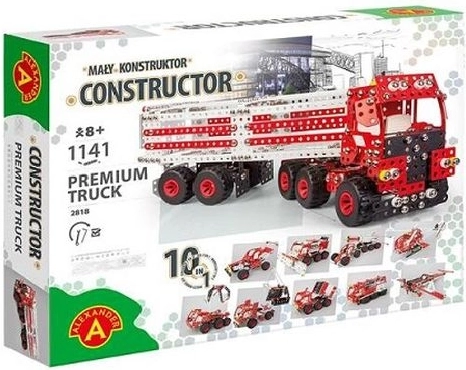 Malý konstruktér Pro-Premium Truck – stavebnice 10 v 1