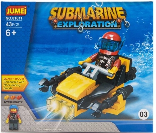 Jumei stavebnice podmořská výprava 43 dílků (Submarine Exploration)