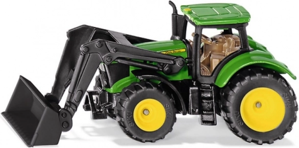 Traktor John Deere s čelním nakladačem Siku