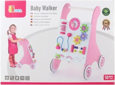 Růžový chodítko pro holčičky