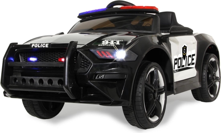 Policejní světla, siréna a mikrofon