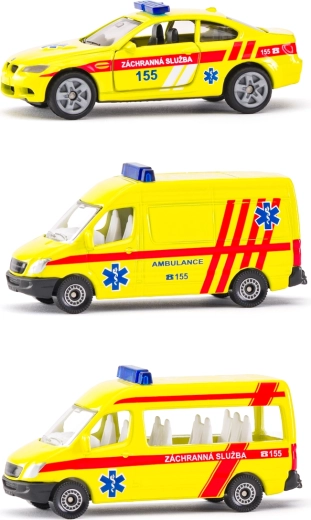 Siku česká verze sada ambulance 3 aut