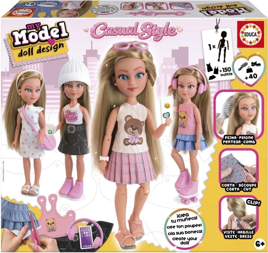 Educa My Model doll design kreativní sada ležérní styl
