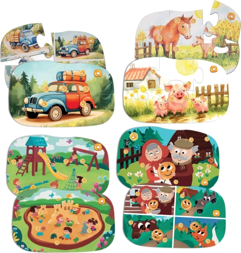 Interaktivní puzzle pro malé ručky