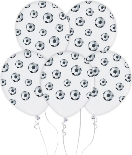 Balónky fotbal 30 cm, 5 ks