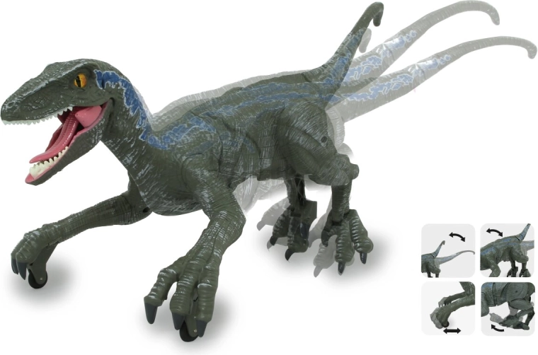 Realistický pohyb velociraptora