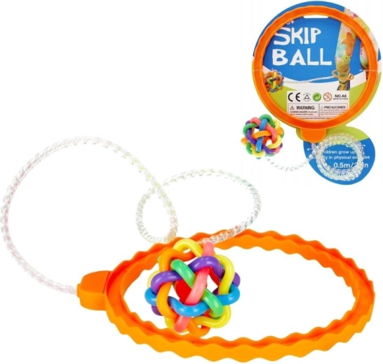 Skákací míček na nohu s obručí