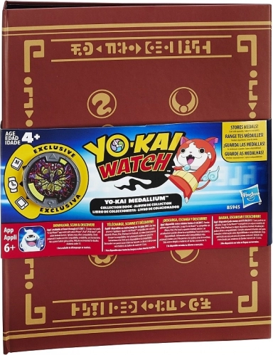 Kniha kolekcionáře YO-KAI s medailemi