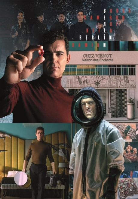 Puzzle 1000 dílků LA CASA DE PAPEL Berlin – šéf